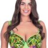 Bikini Top Mit Softschalen "Jane" | Grün / Mehrfarbig -Outlet COSABELLA Store bikini top jane miracle woman vorne 1280x1280