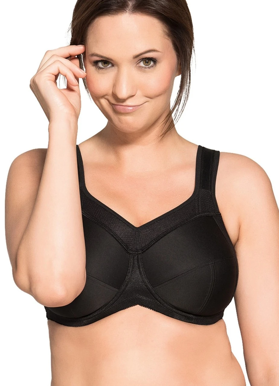 Komfort-BH Ohne Bügel "Kate" | Schwarz 5 Komfort-BH Ohne Bügel "Kate" | Schwarz – Bild 3