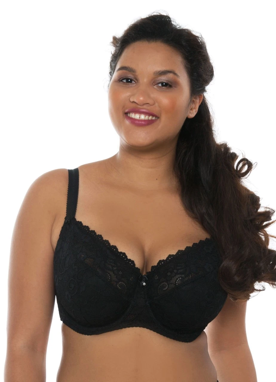 Bügel-BH Mit Halbschalen "Bellami" | Schwarz 8 Bügel-BH Mit Halbschalen "Bellami" | Schwarz – Bild 6