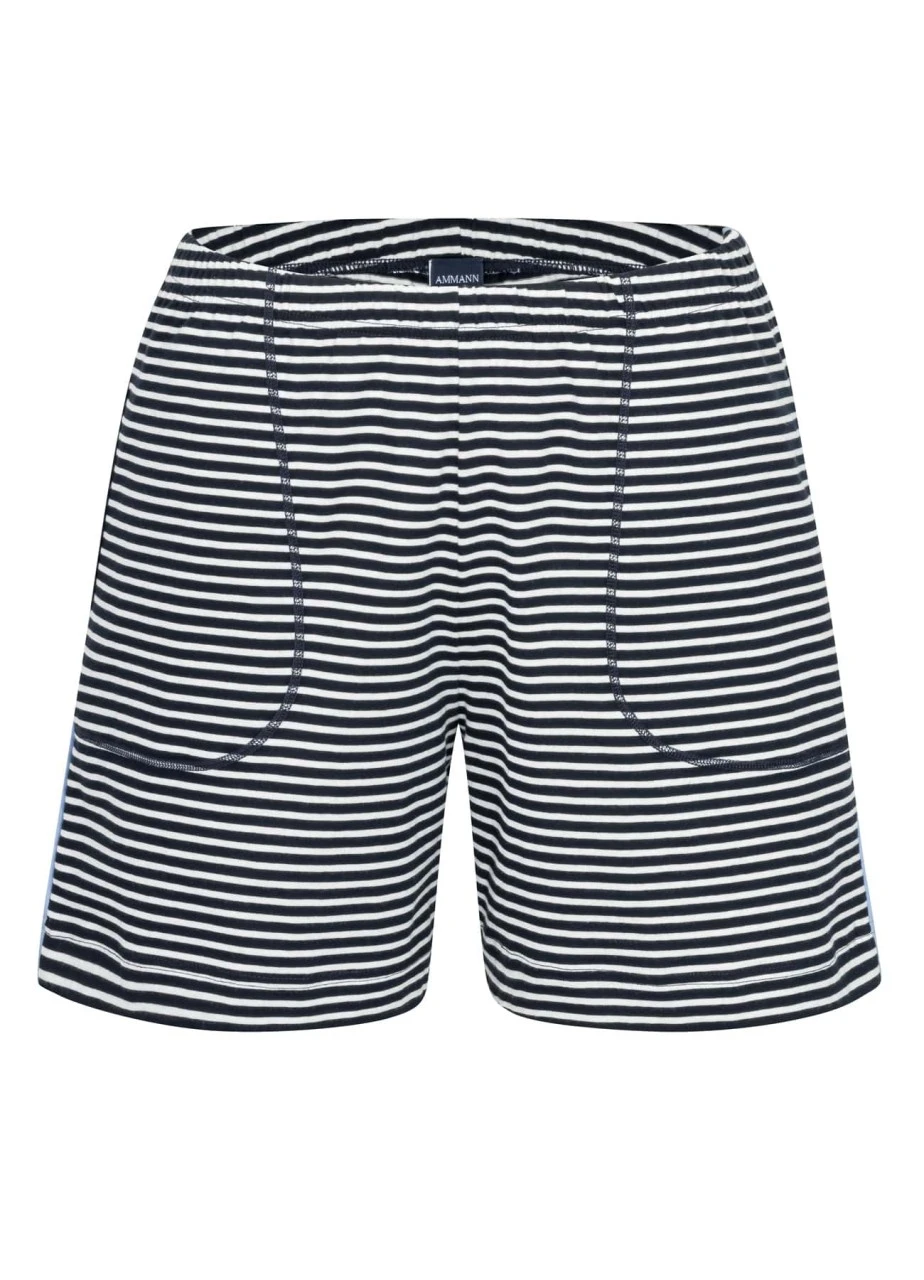 Hose Kurz "Mix & Match" | Marine / Weiß 4 Hose Kurz "Mix & Match" | Marine / Weiß – Bild 2