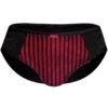 Slip "French Can Can" | Schwarz / Rot -Outlet COSABELLA Store slip french can can schwarz rot 1280x1280
