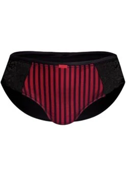 Slip "French Can Can" | Schwarz / Rot